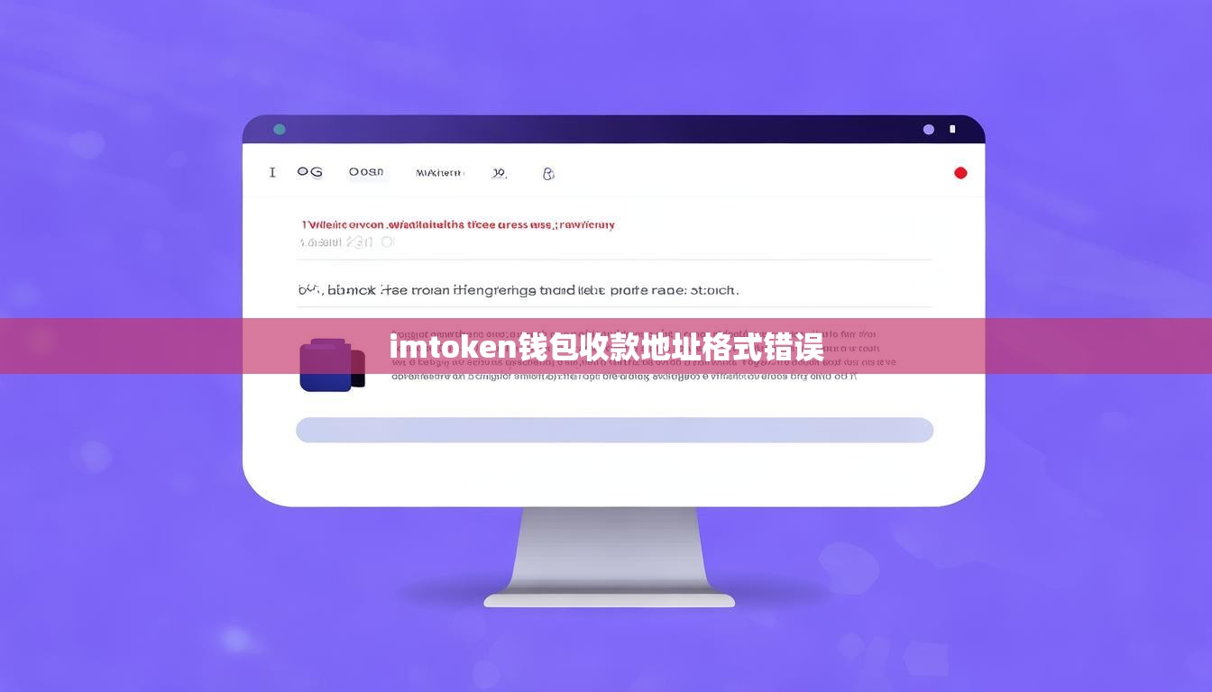 imtoken钱包收款地址格式错误