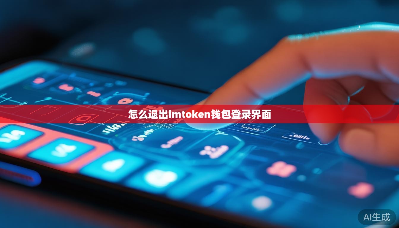 怎么退出imtoken钱包登录界面